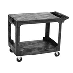 Rubbermaid Commercial FG452589BLA Flat Shelf Utility Cart